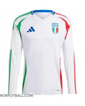 Billige Fotballdrakt Italia Replika Bortedrakt EM 2024 Langermet